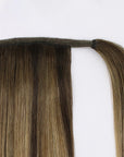 Hestehale / Ponytail extensions - 100% ægte hår #Bronde