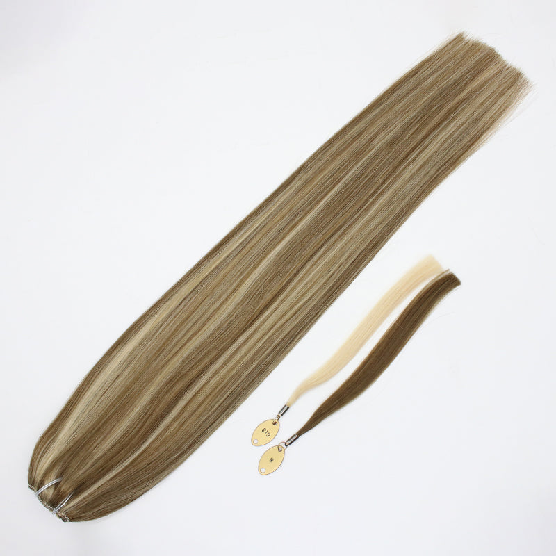 Luksus clip-in hair extensions - maskinsyet #8/613