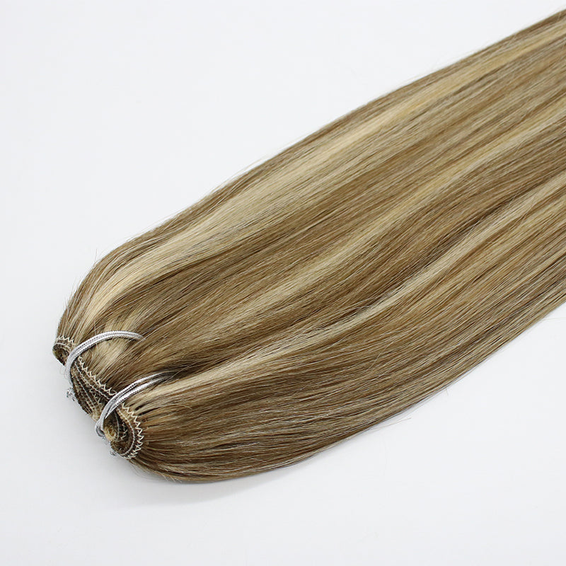 Luksus clip-in hair extensions - maskinsyet #8/613