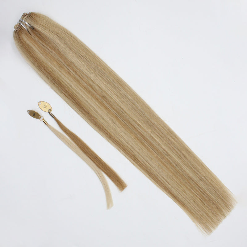 Luksus clip-in hair extensions - maskinsyet #16/60