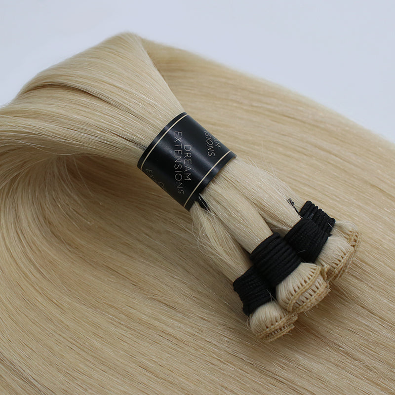 Håndsyet luksushår - hair extensions #613