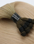 Håndsyet luksushår - hair extensions #VM / Walnut Melt