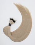 Håndsyet luksushår - hair extensions #Grå