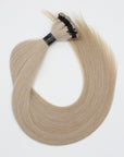 Håndsyet luksushår - hair extensions #Grå