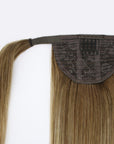 Hestehale / Ponytail extensions - 100% ægte hår #Mokka Blend