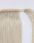 Hestehale / Ponytail extensions - 100% ægte hår #Elfenben