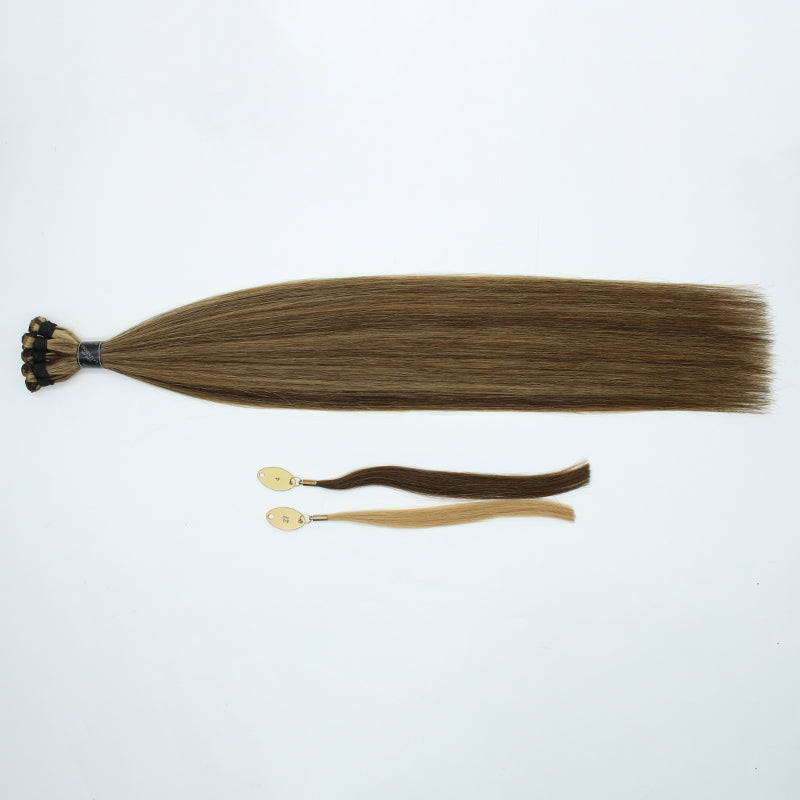 Håndsyet luksushår - hair extensions #4/27