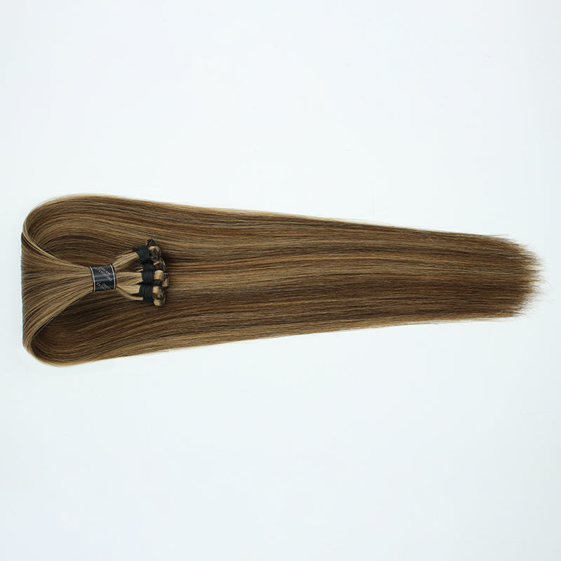 Håndsyet luksushår - hair extensions #4/27